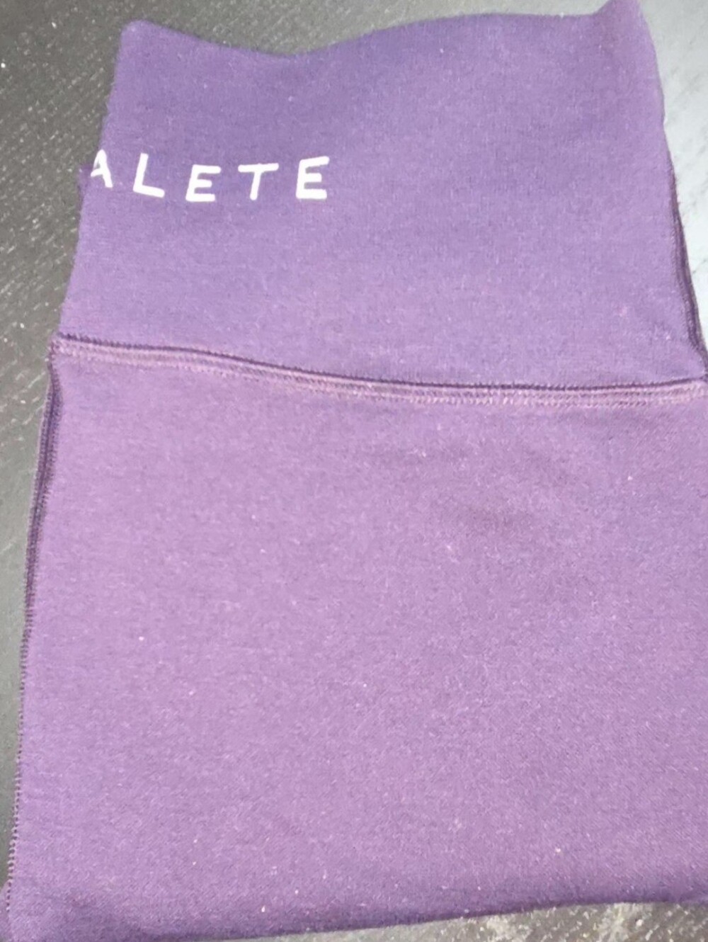 Aloette Purple Fold-Over Waist Skirt